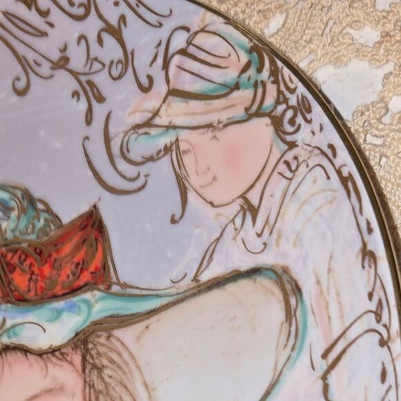 Rare Find WENDY by Edna Hibel A tribute To All Children plateJunkGypzyVintag - Picture 5 of 7